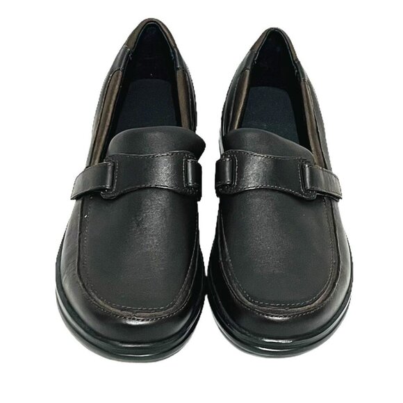 APEX Orthopedic Shoe Brown Leather Single Strap Slip Resistant Women's Size 9.5 - Picture 1 of 9